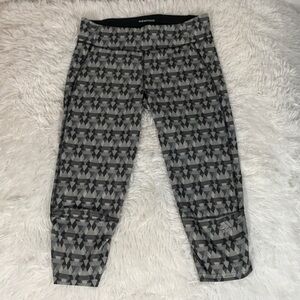 Adidas Supernova Grey Geometric Cropped Leggings